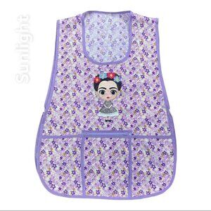 Craft Apron Mexican Artisan Little Frida Embroidered. Mandil Artesanal Mexicano